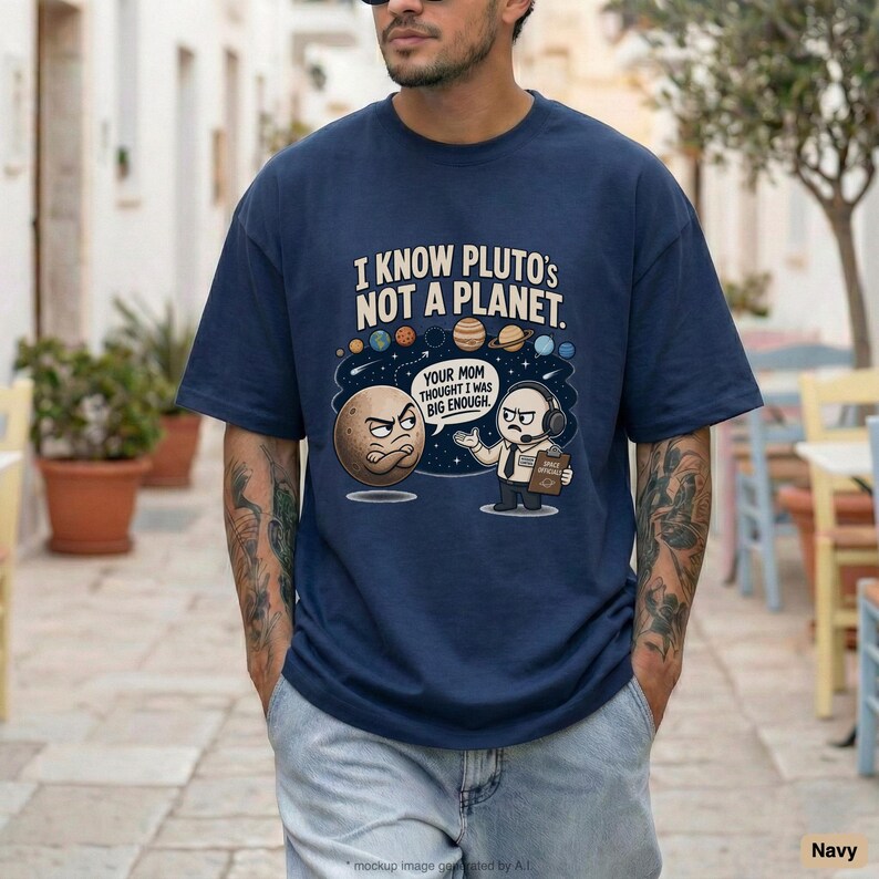 Pluto Shirt | Funny Astronomy Shirt | Space Shirt | Science Tee