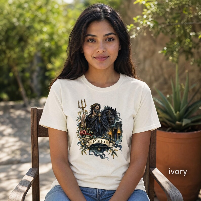 Tarot Pluto Shirt - Front or Back Print - Mythology Gift