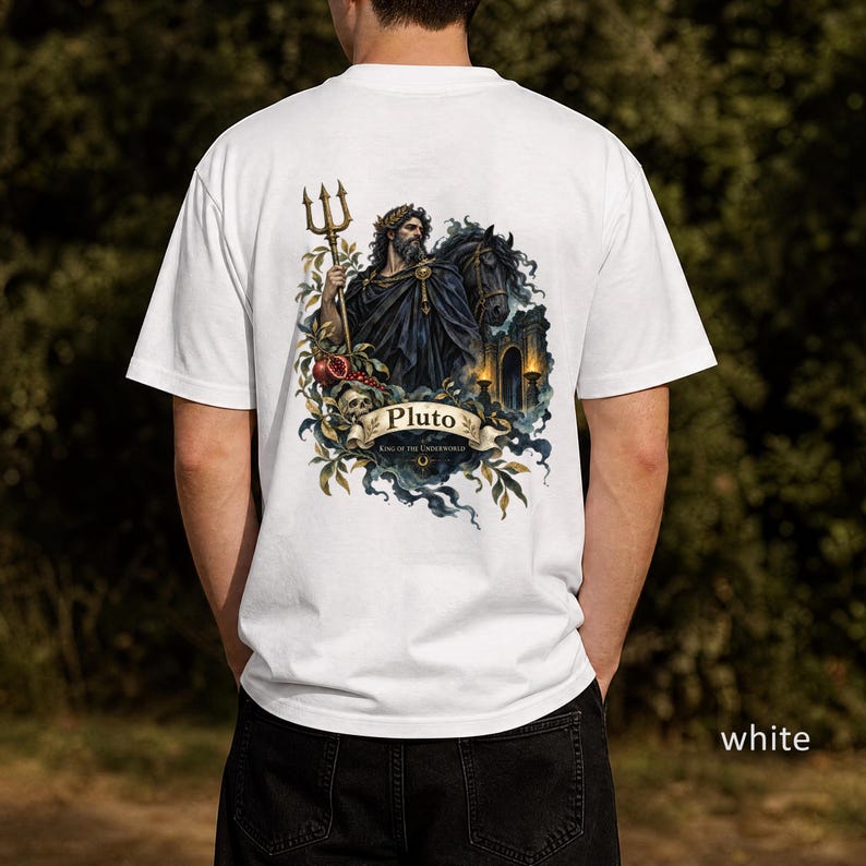 Tarot Pluto Shirt - Front or Back Print - Mythology Gift