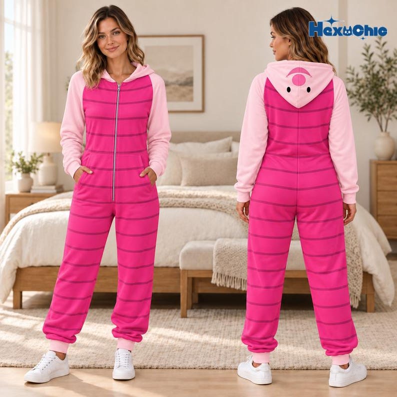 Halloween Winnie The Pooh Costume Pajamas Jumpsuit, Pooh Piglet Tigger Eeyore Cosplay Matching Group, Halloween Cosplay Costume