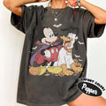 Retro Mickey and Pluto Halloween Shirt, Comfort Colors Vampire Ghost Pumpkin Design Tee, Disney Family Matching Theme Park Trip Gift 2026