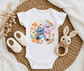 Stitch Halloween Shirt, Baby Bodysuit With Ruffle Sleeve, Disney Outfit for Baby Girl, Disneyworld Shirt, Halloween Baby Outfit