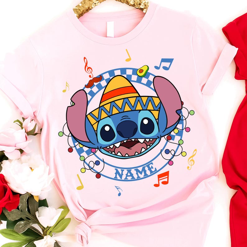 Customized Disney All Characters Feliz Navidad Christmas Shirt, Mickey and Friends Stitch Chip Dale Feliz Navidad Xmas Tee, WDW Trip Tee