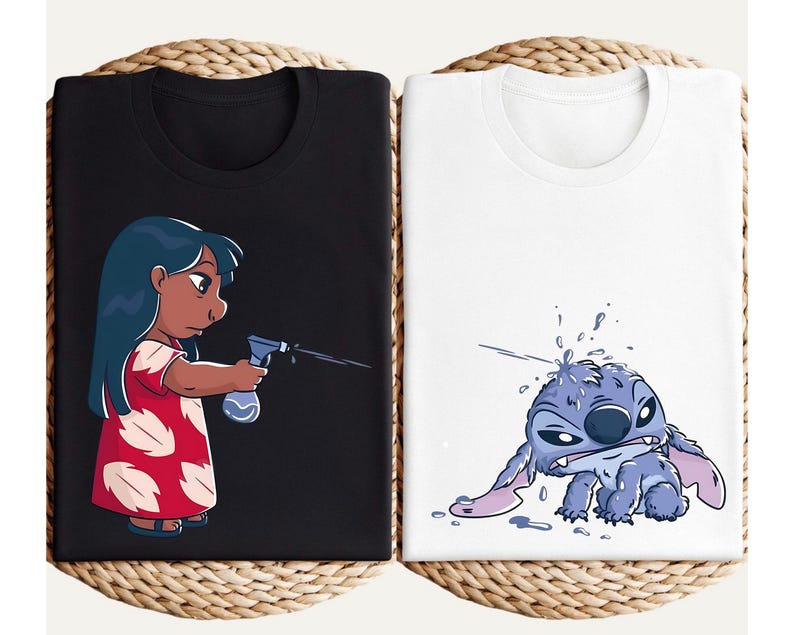 Lilo and Stitch Matching Shirts, Couple Disney Shirt, Stitch And Angel Shirt, Disney Ohana Shirt, Matching Disney Shirts, WDW Family Shirt