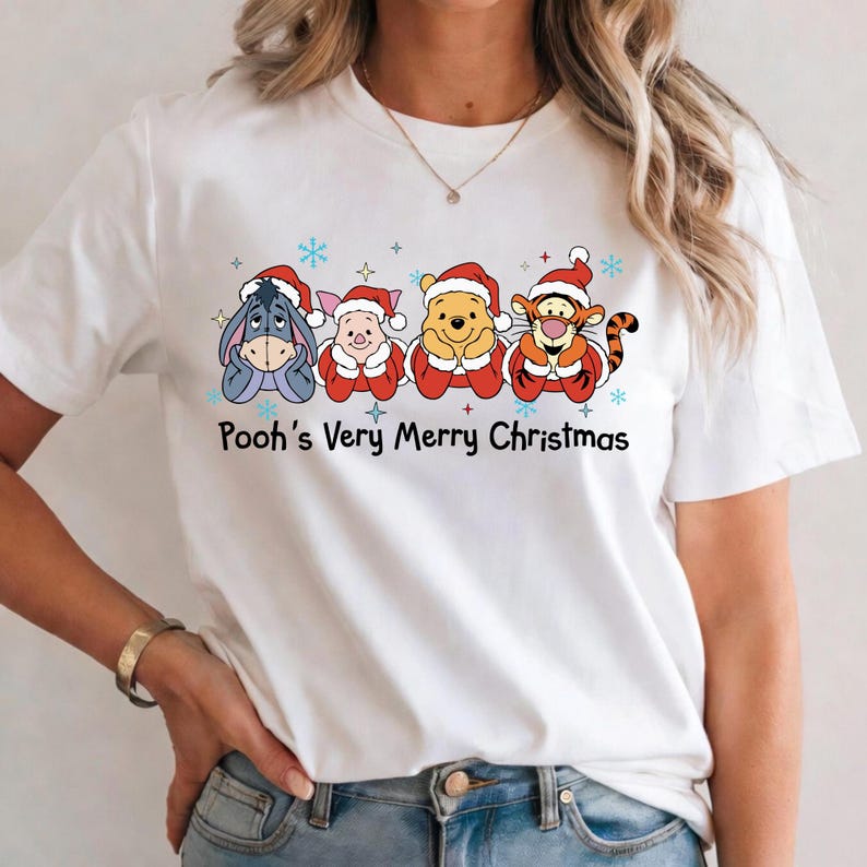 Personalized Disney Stitch Merry Christmas Shirt, Stitchmas Friends Graphic Tee, Cute Matching Top, Stitchmas Family Matching Sweatshirt Top