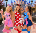 Lilo and Stitch Halloween Tennis Dress Costume, Angel and Stitch Party Dress, Movie Couple Trip Dress, Halloween Costume Dress