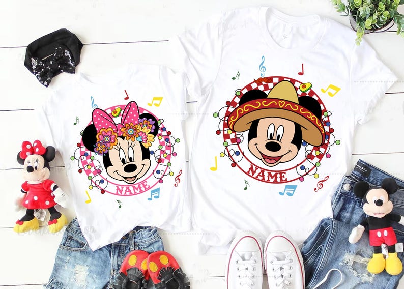 Customized Disney All Characters Feliz Navidad Christmas Shirt, Mickey and Friends Stitch Chip Dale Feliz Navidad Xmas Tee, WDW Trip Tee