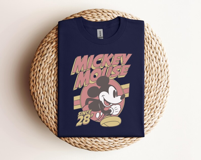 Retro Mickey Mouse Tee, Disney Shirt