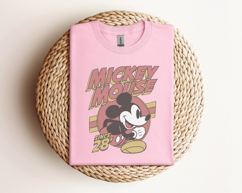 Retro Mickey Mouse Tee, Disney Shirt