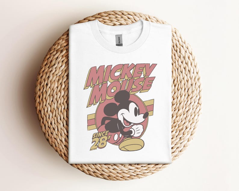 Retro Mickey Mouse Tee, Disney Shirt