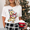 Winnie the Pooh Characters Christmas Shirt,The Pooh Eeyore Tigger Piglet Family Matching Christmas Tee,Disney Christmas Party Shirt,Xmas Tee