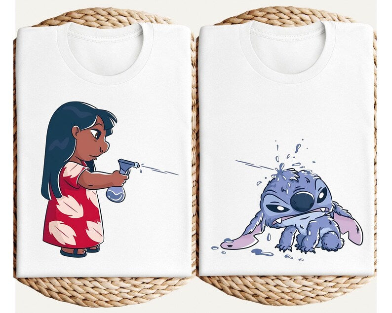 Lilo and Stitch Matching Shirts, Couple Disney Shirt, Stitch And Angel Shirt, Disney Ohana Shirt, Matching Disney Shirts, WDW Family Shirt