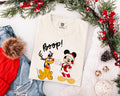 Comfort Colors® Retro Mickey and Friends Disney Christmas Shirt, Disneyland Family Trip Pluto and Mickey T-shirt, Disney Christmas Boop Tee