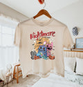 Stitch Angel Halloween Shirt, Nightmare on Main Street Tee, Spooky Season Top, Comfort Colors Boxy Tee, Retro Disney Fall Graphic Tee