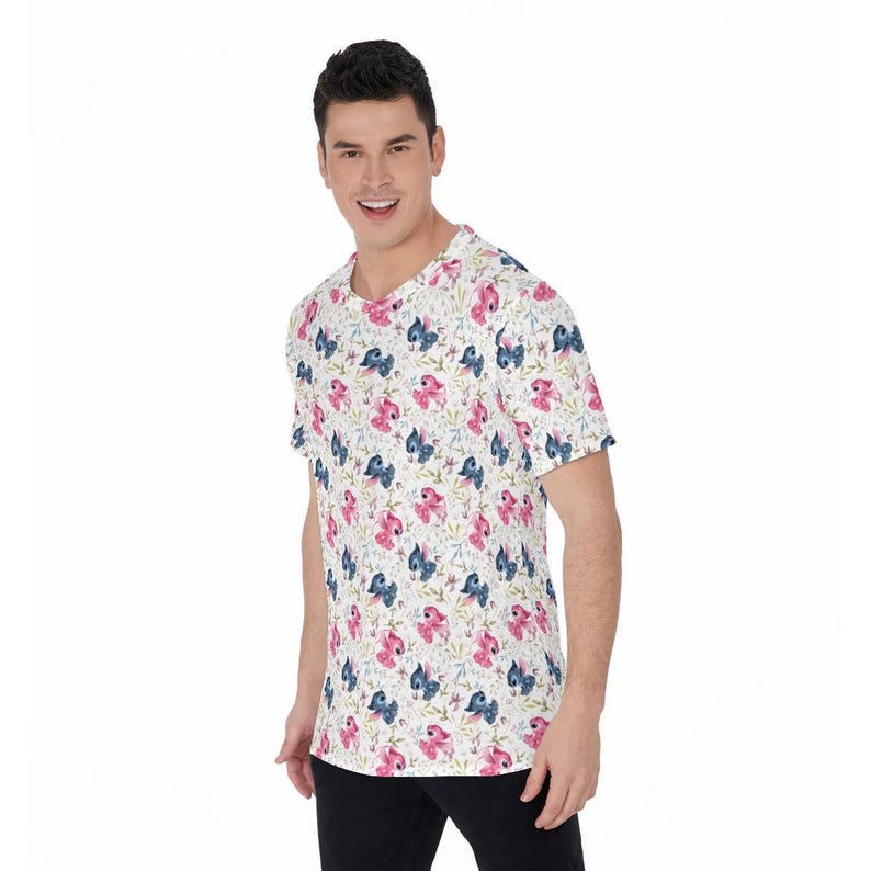 Stitch Loves Angel - Disney Inspired Men's Button Down product image 9