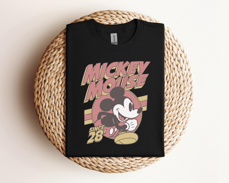 Retro Mickey Mouse Tee, Disney Shirt