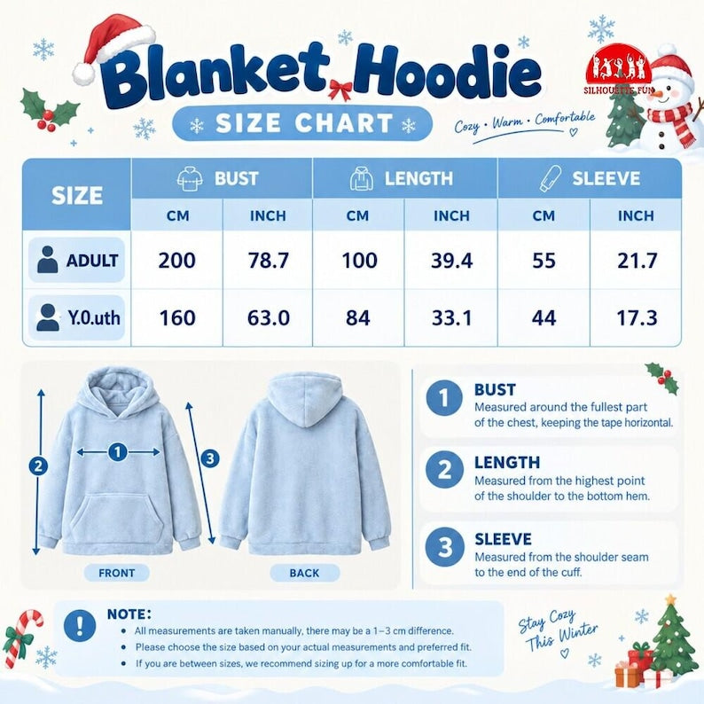 Winnie The Pooh Costume Oversized Blanket Hoodie, Pooh Piglet Tigger Eeyore Cosplay Matching Group, Funny Christmas Hoodie, Xmas Gift