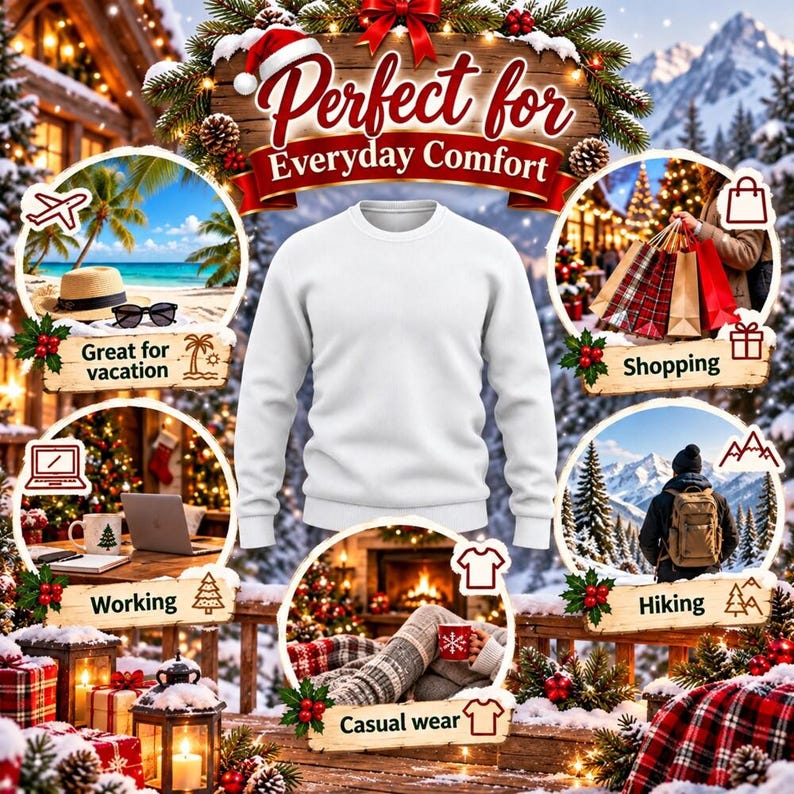 Stitch and Angel Christmas Sweater, Disneyland Ugly product image 7