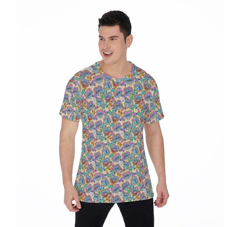Tattoo Hearts Stitch - Disney Inspired Men's Button Down product image 8