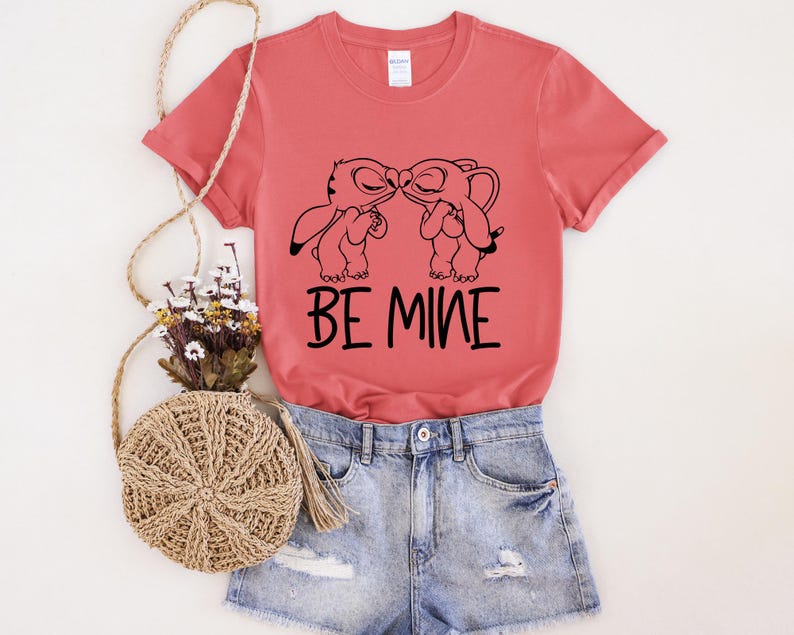 Stitch and Angel BE MINE T-Shirt
