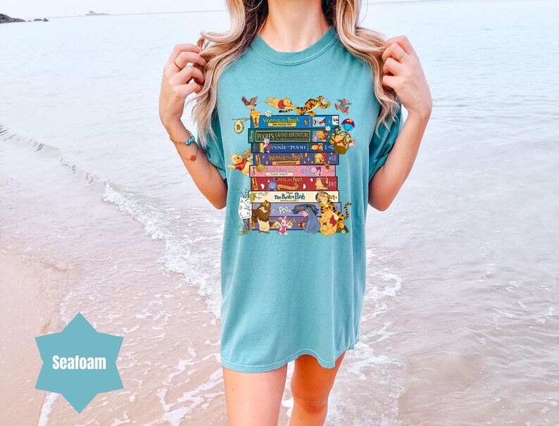 Comfort Colors Winnie The Pooh Friends Shirt, Disneyland Pooh Book Shirt, Disney Pooh Bear, Piglet Shirt,Disney Vacation, Disneyland,Tigger