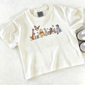 Winnie the Pooh and Friends Embroidered Baby Tee, Disney Pooh Bear Crop Boxy Top, Tigger Eeyore Piglet Shirt, Disneyland Trip Outfit