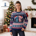 Stitch and Angel Christmas Sweater, Disneyland Ugly product image 1