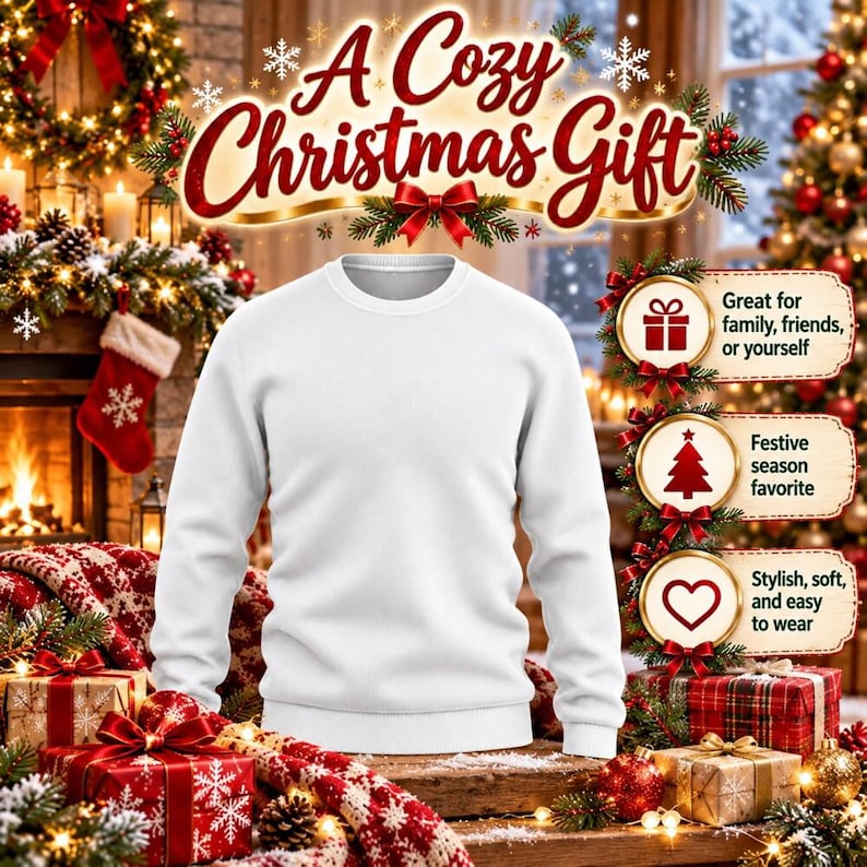 Stitch and Angel Christmas Sweater, Disneyland Ugly product image 8