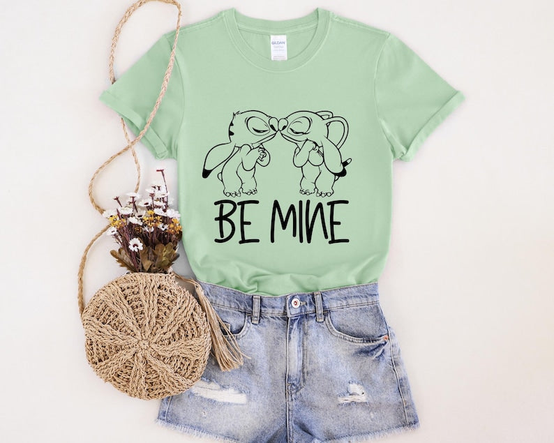 Stitch and Angel BE MINE T-Shirt