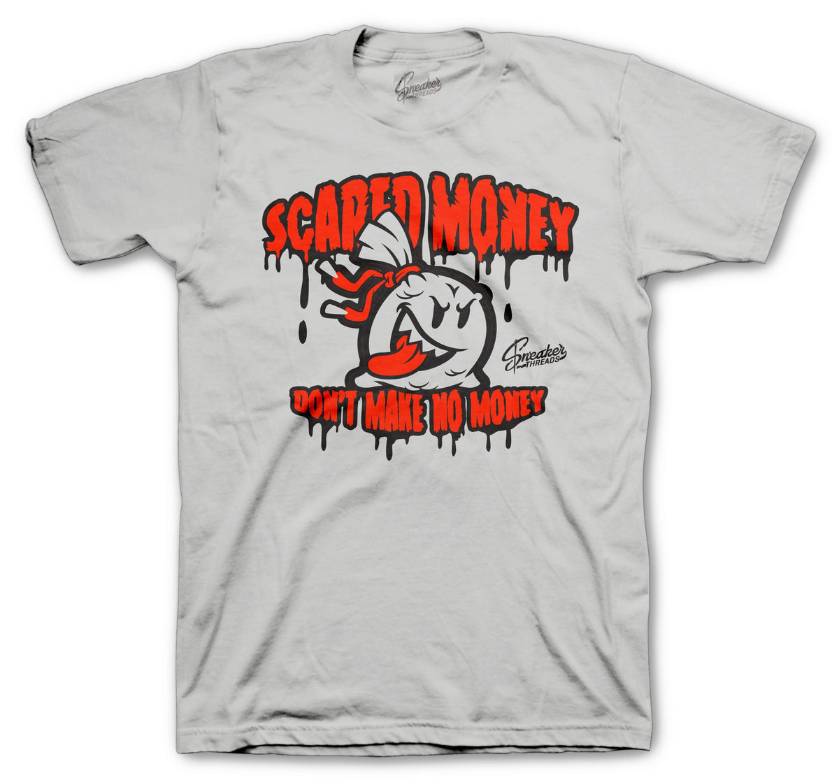 Retro 6 Reflective Scared Money Shirt