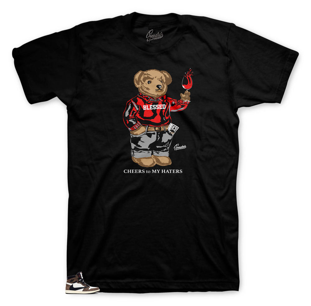Retro 1 Cactus Jack Cheers Bear Shirt
