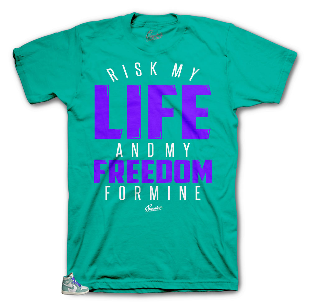 Retro 1 Turbo Green My Life Shirt