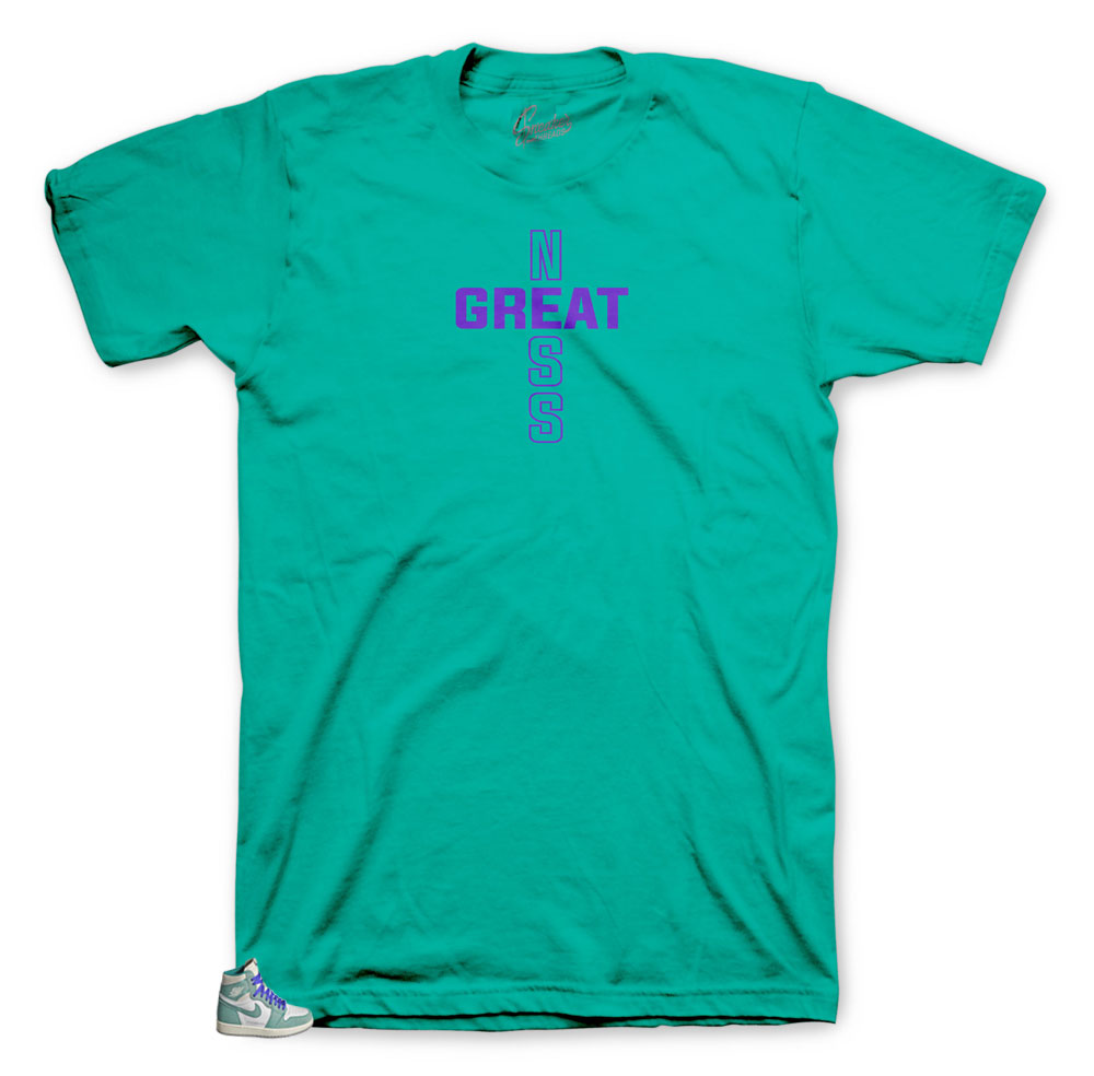 Retro 1 Turbo Green Greatness Cross Shirt