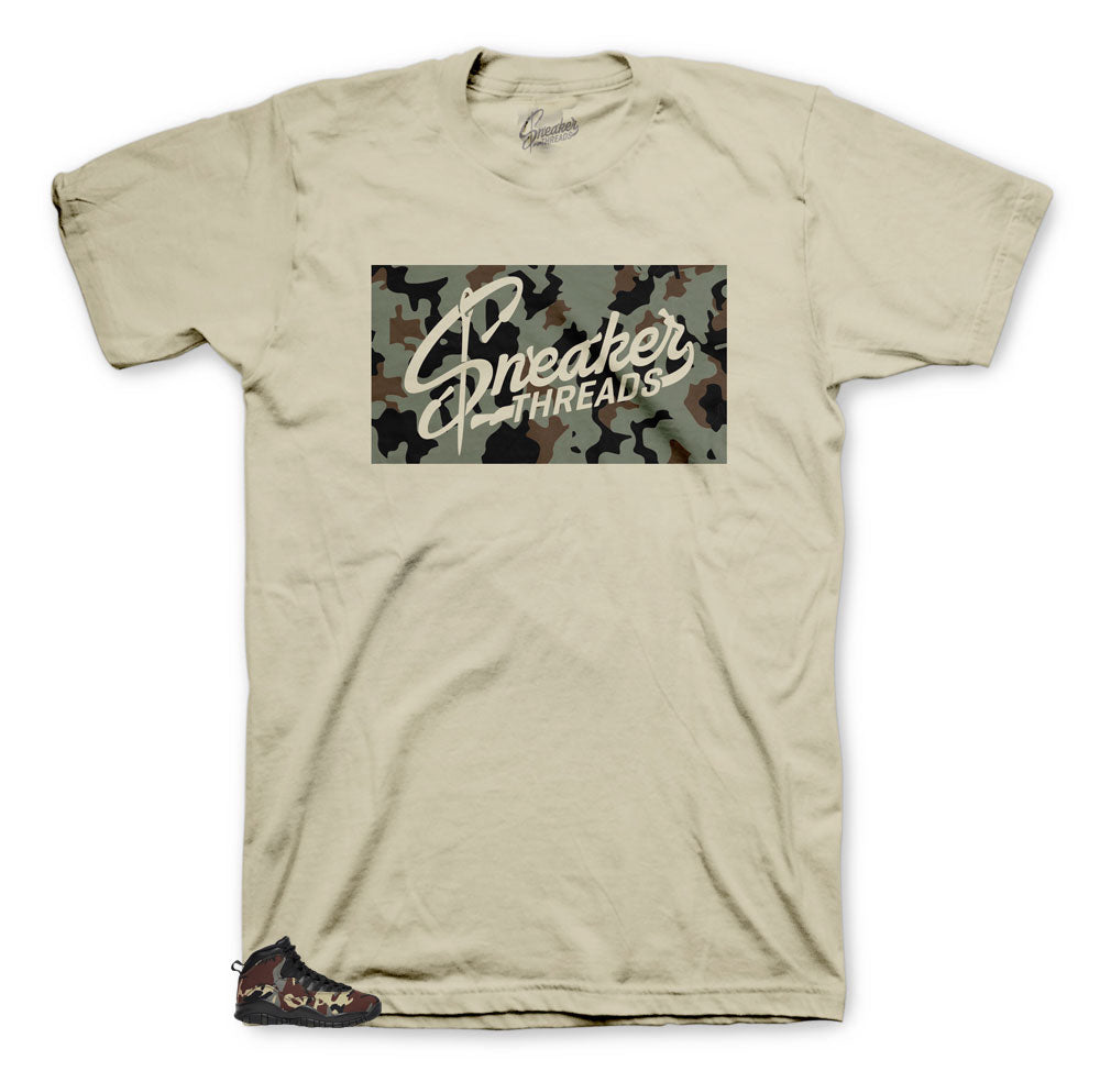 Retro 10 Woodland Camo ST Camo Box Shirt