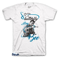 Retro 11 Blue Snakeskin Sting Bee Shirt