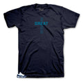 Retro 11 Blue Snakeskin Greatness Cross shirt