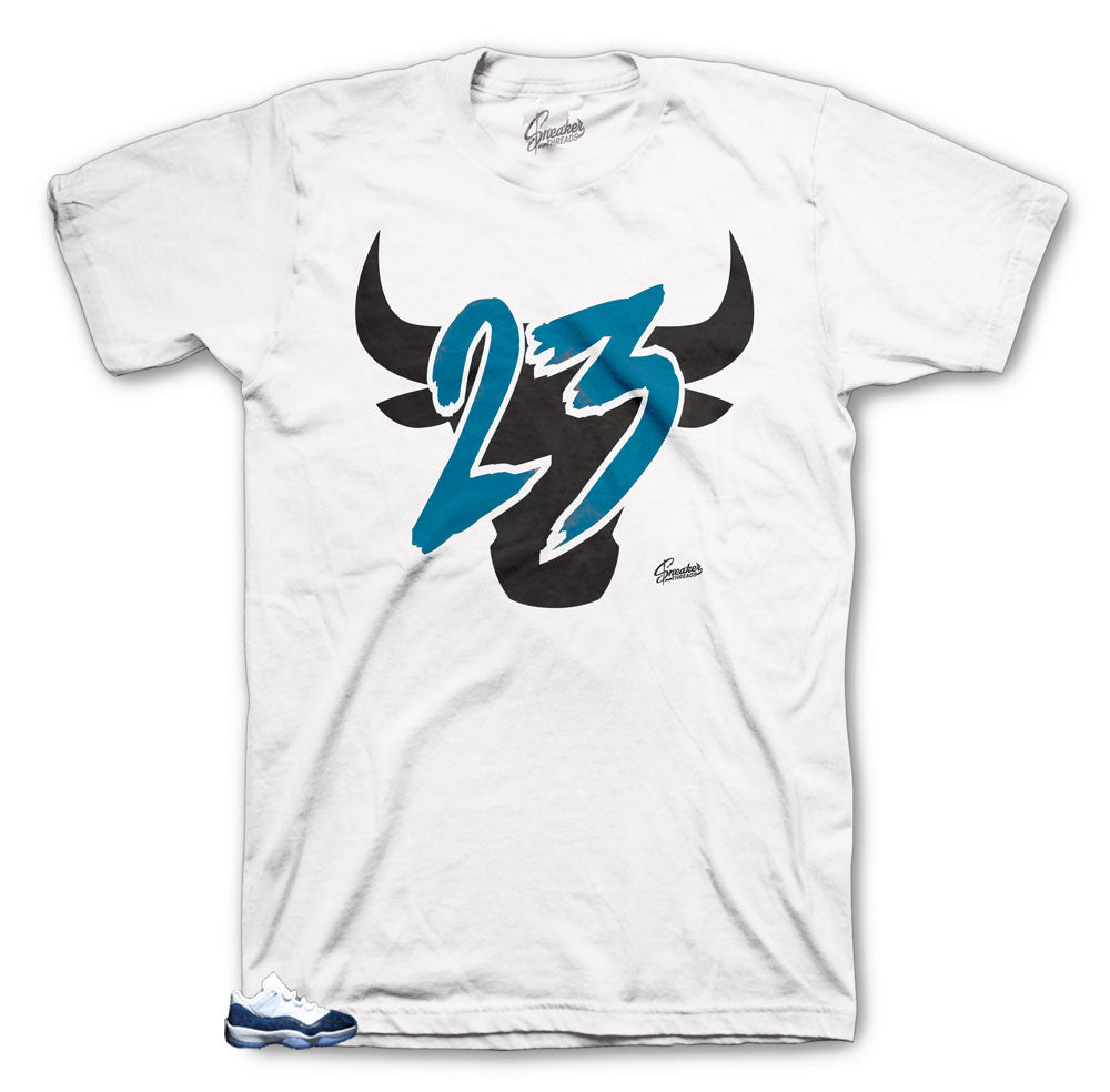 Retro 11 Blue Snakeskin Toro Shirt