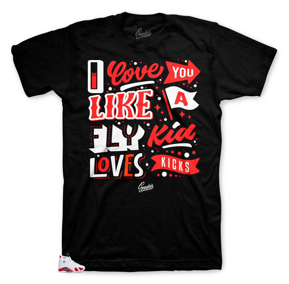 Retro 14 Candy Cane Love Kicks Shirt