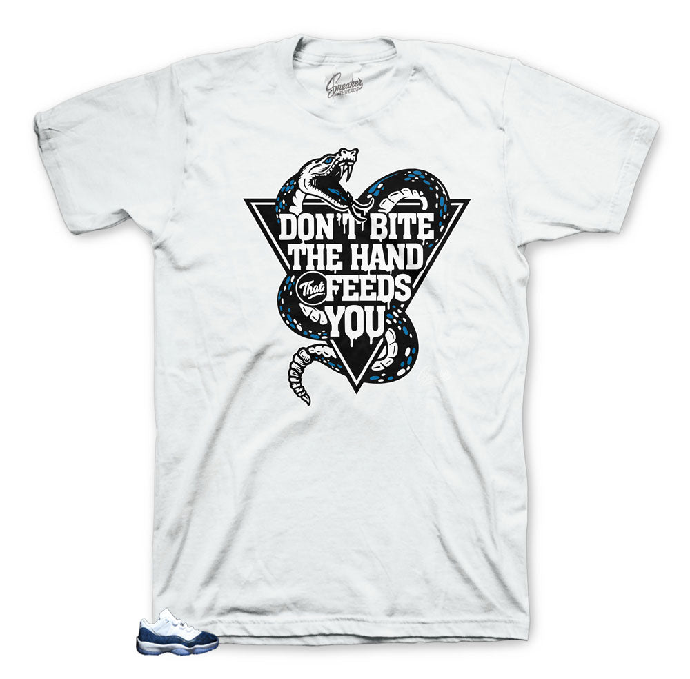 Retro 11 Blue Snakeskin Feeds You Shirts