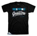 Retro 11 Blue Snakeskin Dripping Shirts