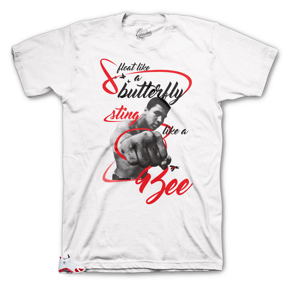 Retro 14 Candy Cane Sting Bee Shirt