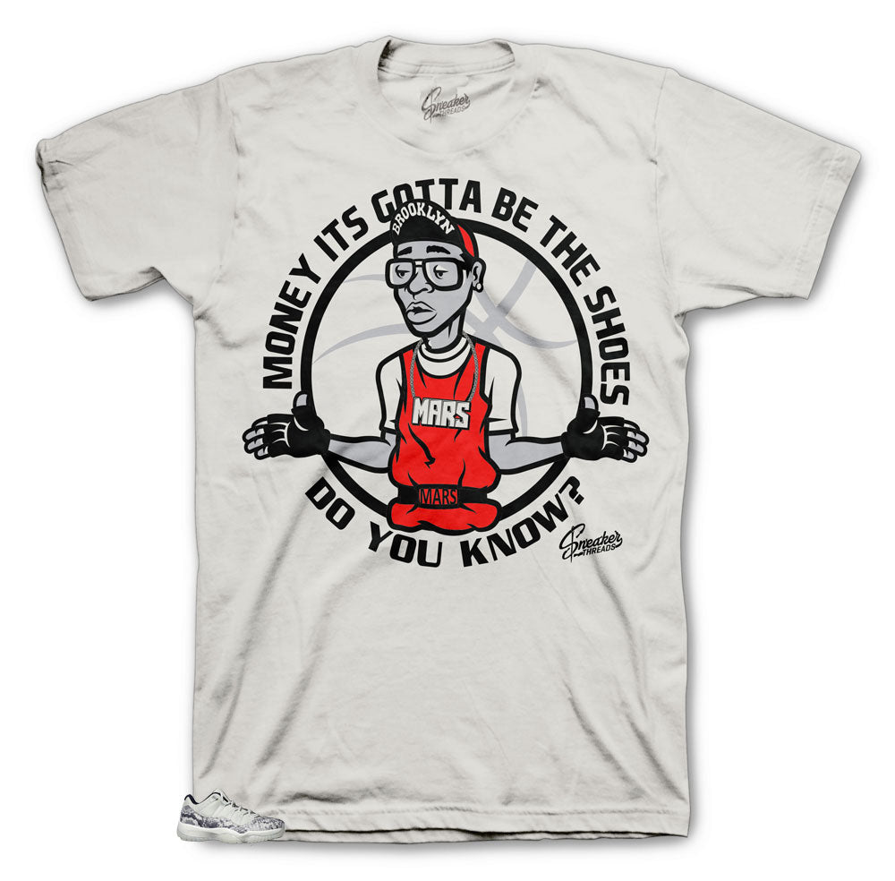 Retro 11 Snakeskin Bone Gotta be Shoes Shirt