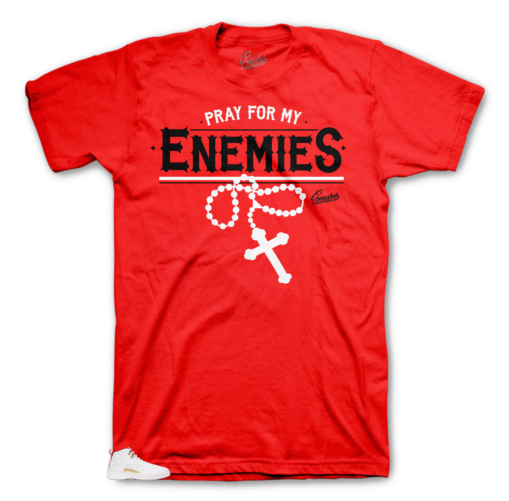 Retro 12 FIBA Enemies Shirt