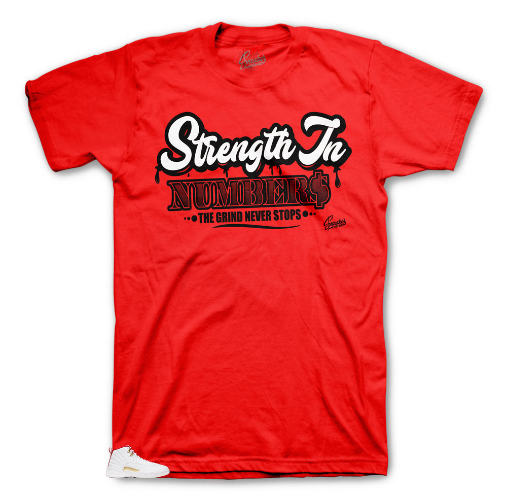 Retro 12 FIBA Strength in Numbers Shirt