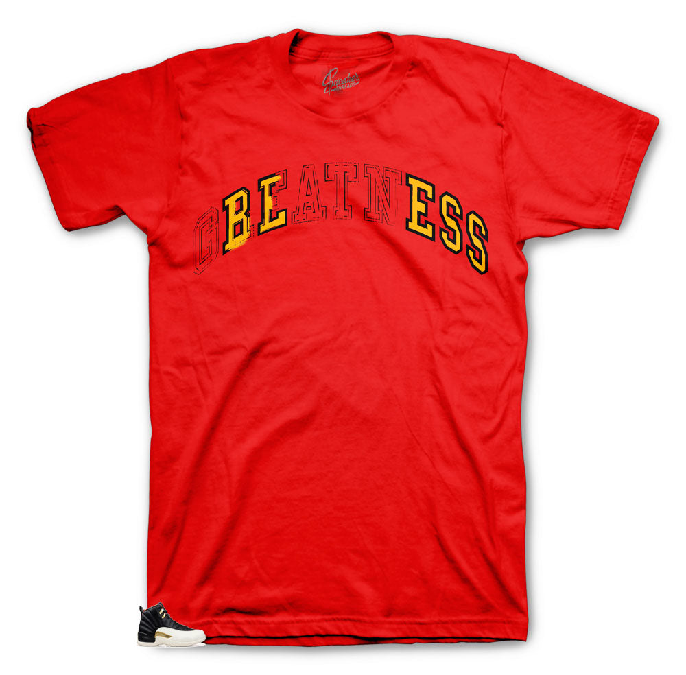 Retro 12 CNY Stitched Shirt