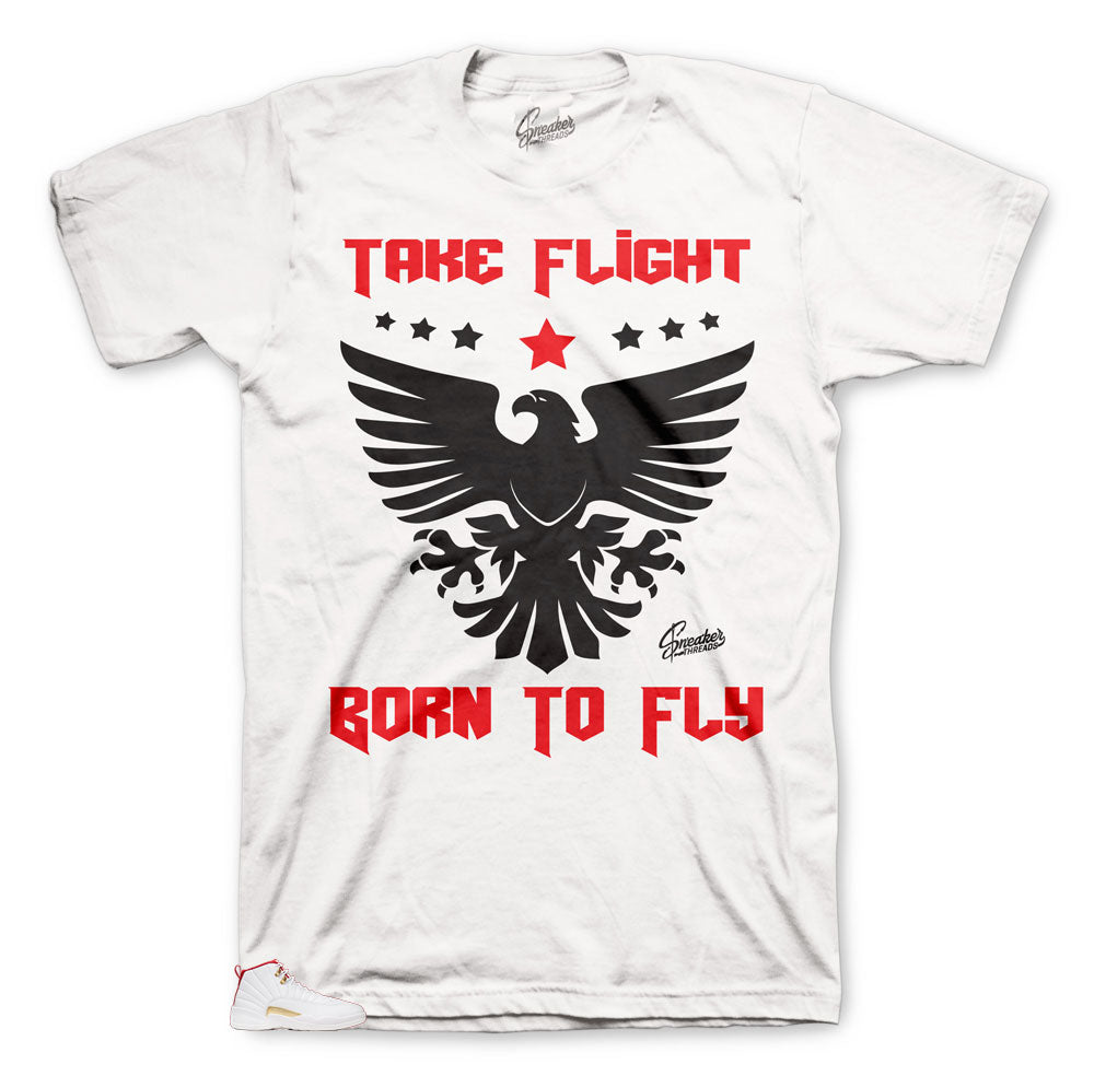 Retro 12 FIBA Born to Fly Shirt