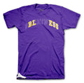 Retro 13 Court Purple Stitched Shirt