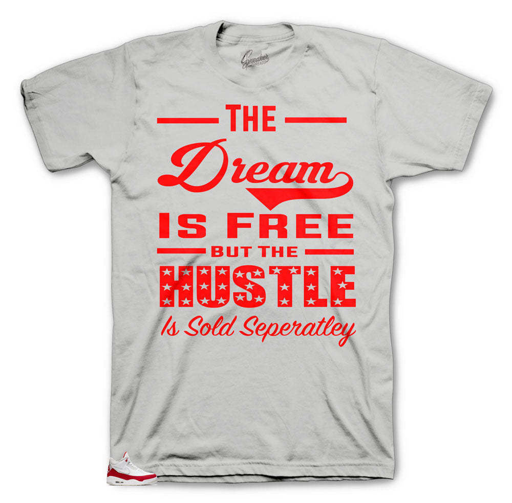 Retro 3 Tinker Red Sold Separately  Shirt