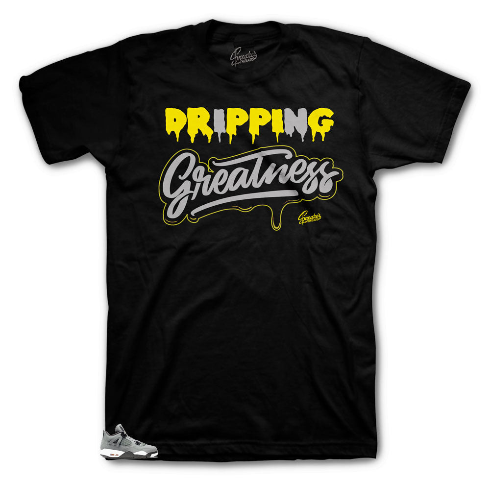 Retro 4 Cool Grey Dripping Greatness Shirt