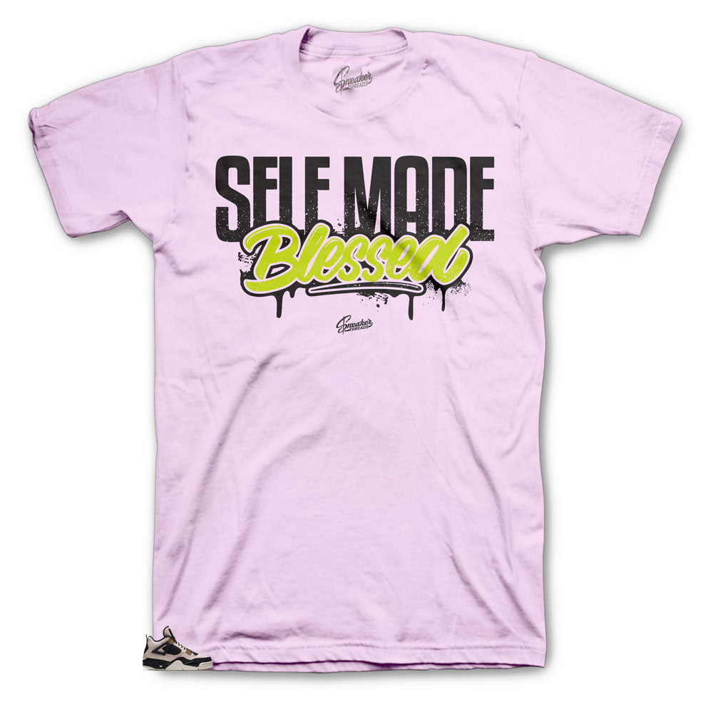 Retro 4 Siltstone Red Self Made Shirt